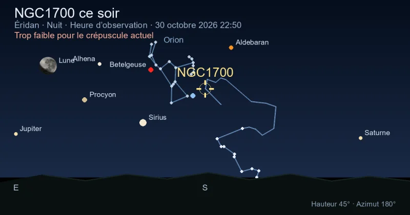 NGC1700 ce soir