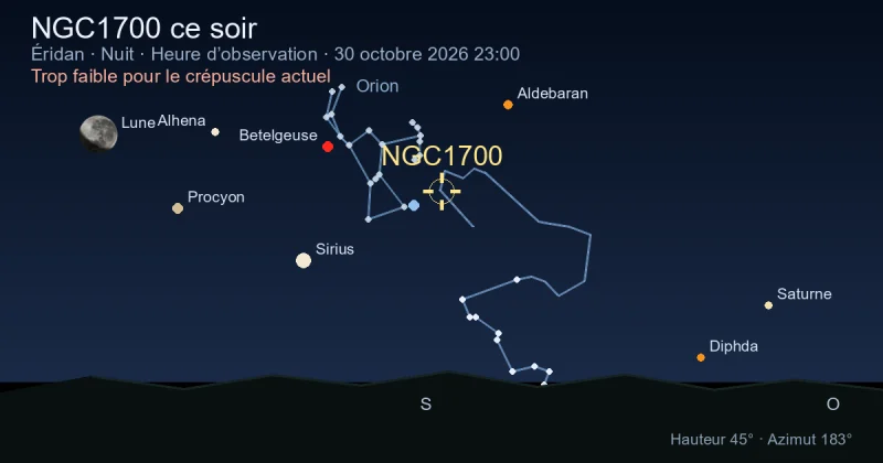 NGC1700 ce soir