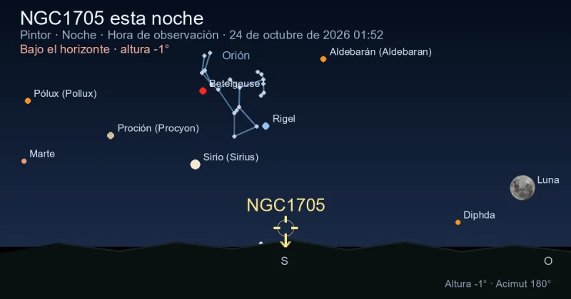 NGC1705 esta noche