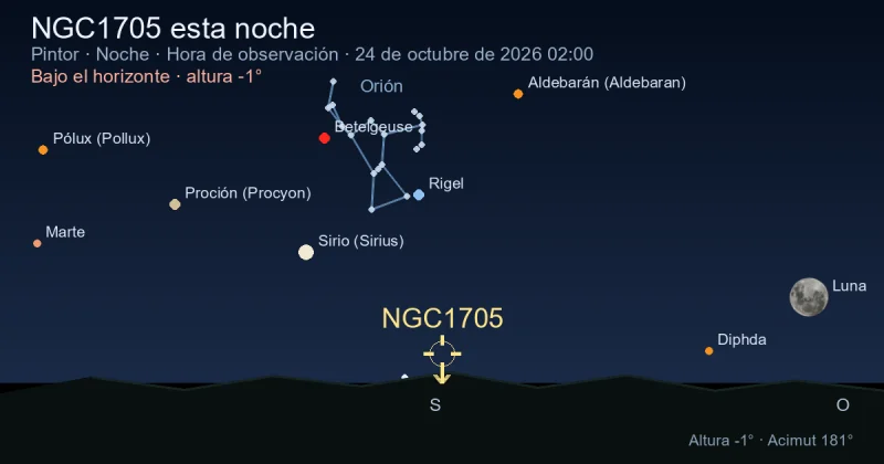 NGC1705 esta noche