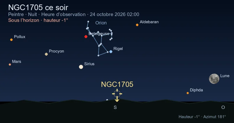 NGC1705 ce soir