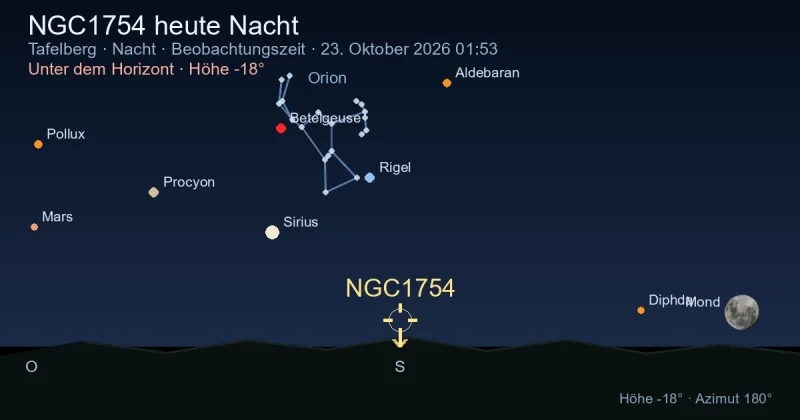 NGC1754 heute Nacht