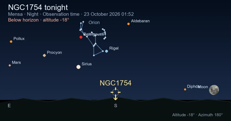 NGC1754 tonight