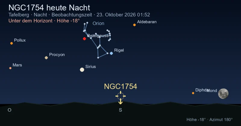 NGC1754 heute Nacht
