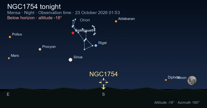 NGC1754 tonight