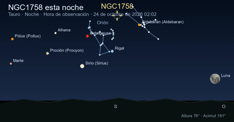 NGC1758 esta noche