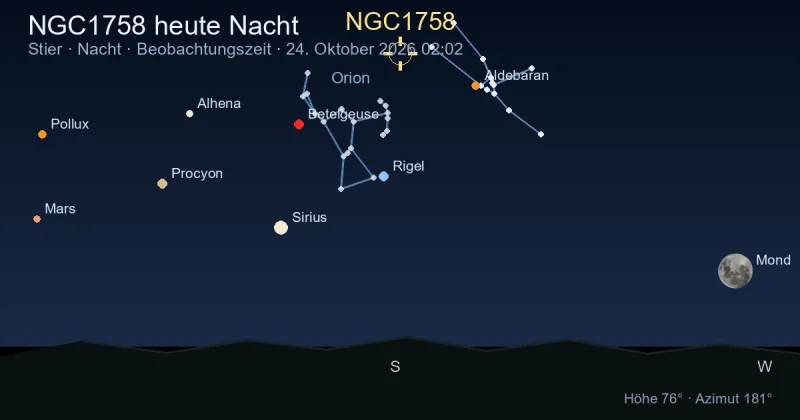 NGC1758 heute Nacht