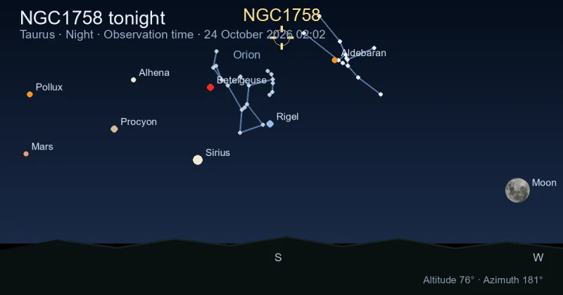 NGC1758 tonight