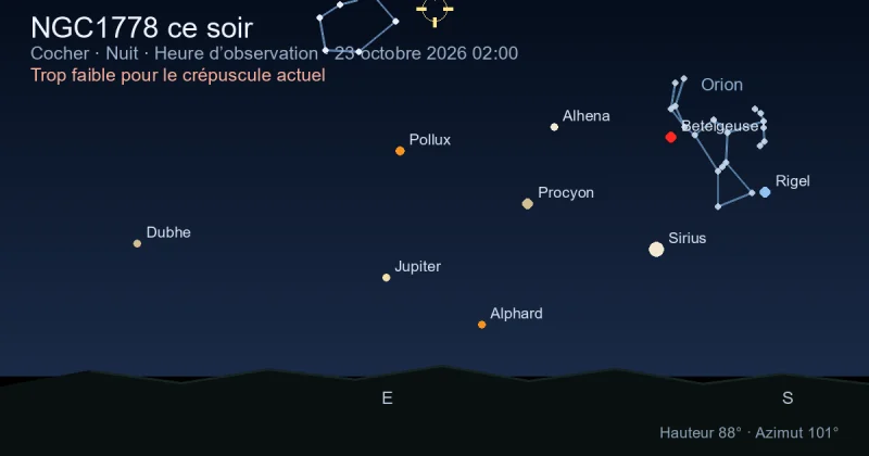 NGC1778 ce soir