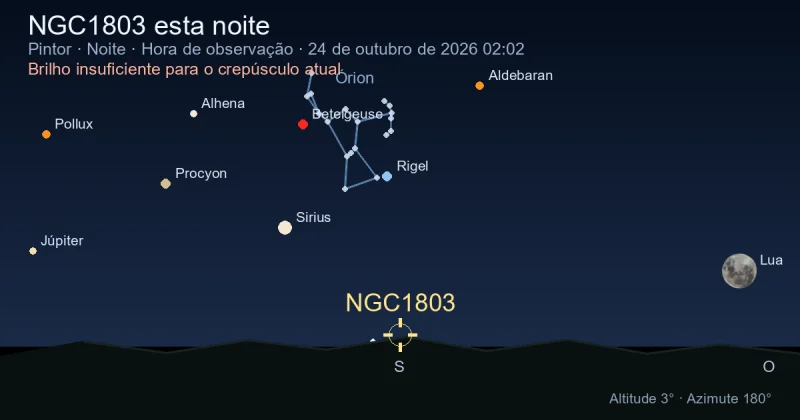 NGC1803 esta noite