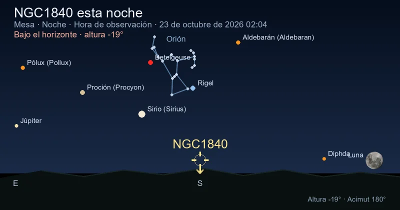 NGC1840 esta noche