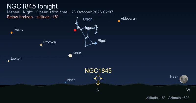 NGC1845 tonight