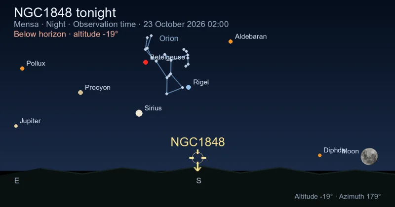 NGC1848 tonight
