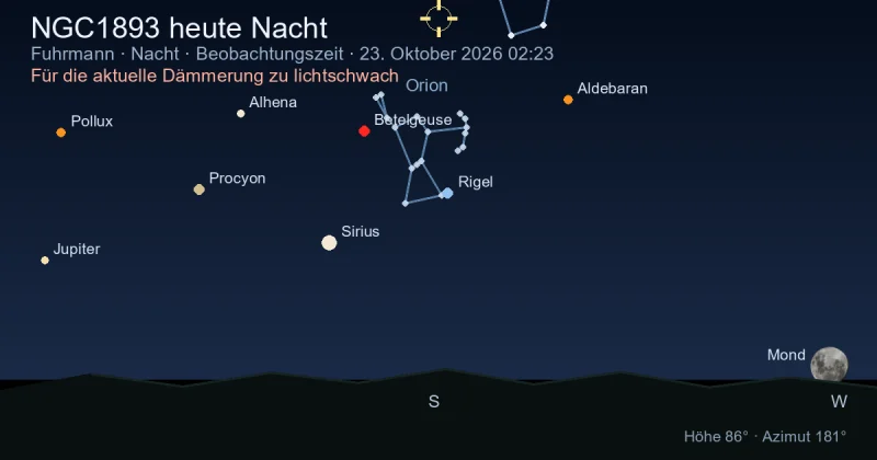 NGC1893 heute Nacht
