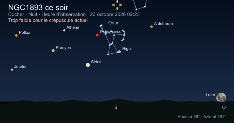 NGC1893 ce soir