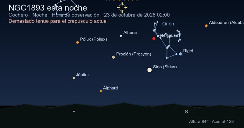 NGC1893 esta noche