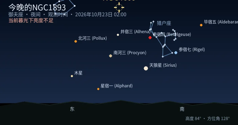 今晚的NGC1893