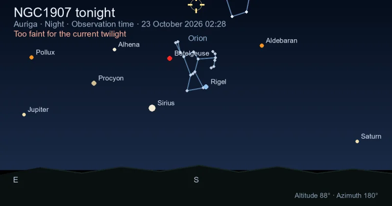 NGC1907 tonight