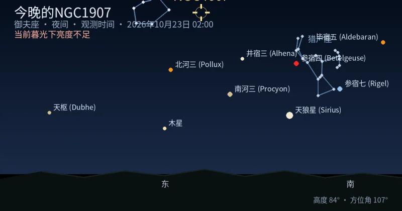 今晚的NGC1907