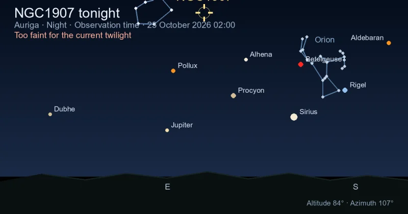 NGC1907 tonight