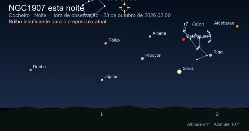 NGC1907 esta noite