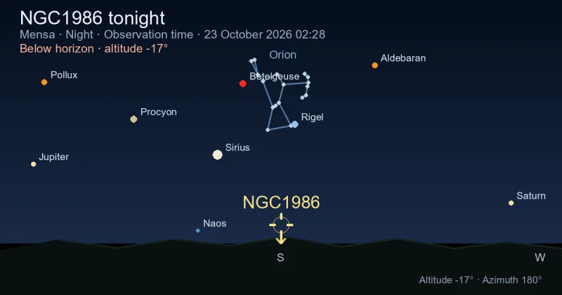NGC1986 tonight