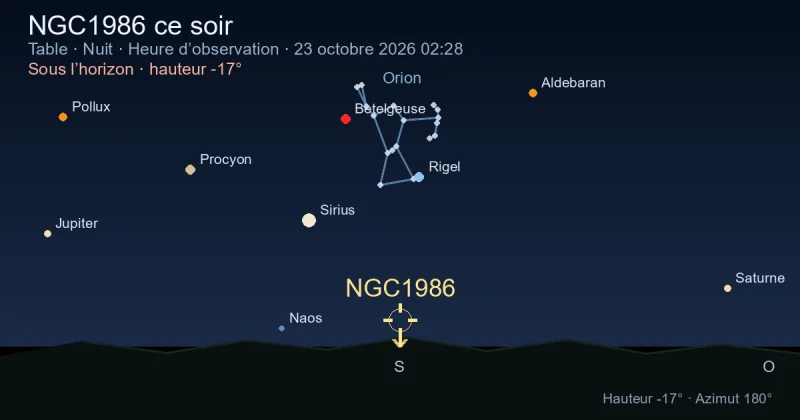 NGC1986 ce soir