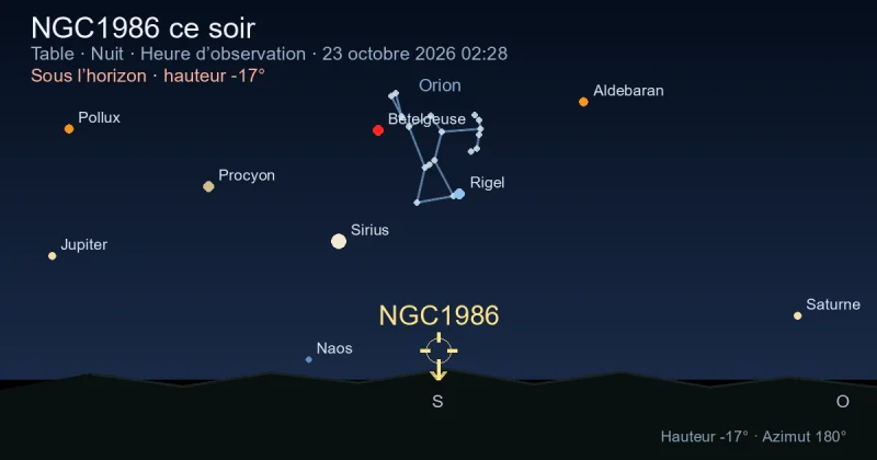 NGC1986 ce soir