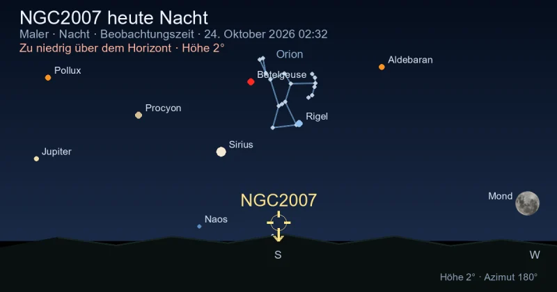 NGC2007 heute Nacht