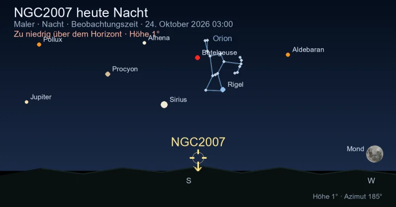 NGC2007 heute Nacht