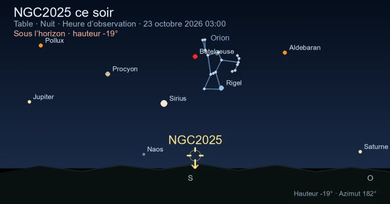 NGC2025 ce soir