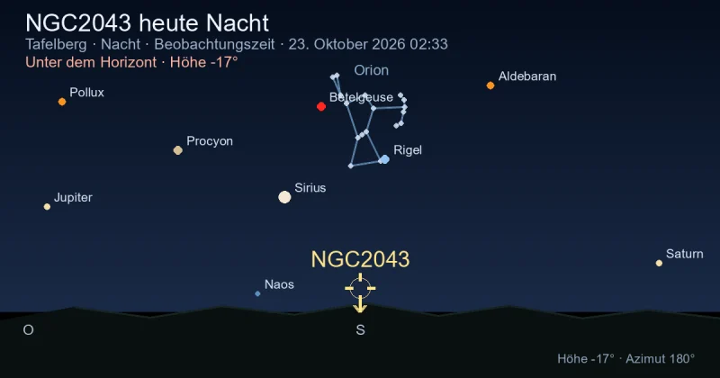 NGC2043 heute Nacht