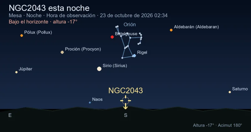 NGC2043 esta noche