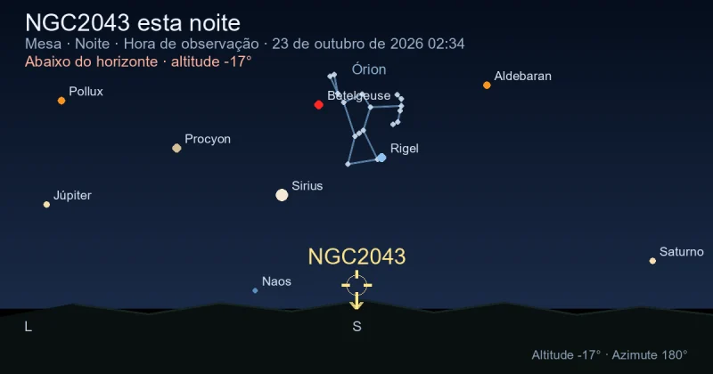 NGC2043 esta noite