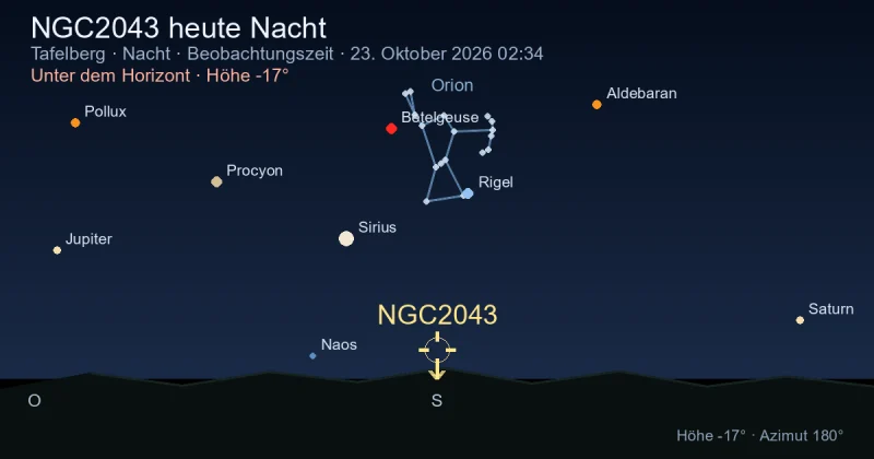 NGC2043 heute Nacht