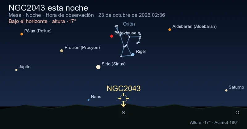 NGC2043 esta noche