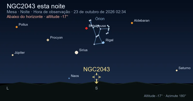 NGC2043 esta noite