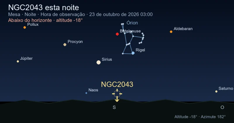NGC2043 esta noite
