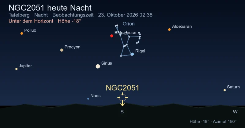 NGC2051 heute Nacht