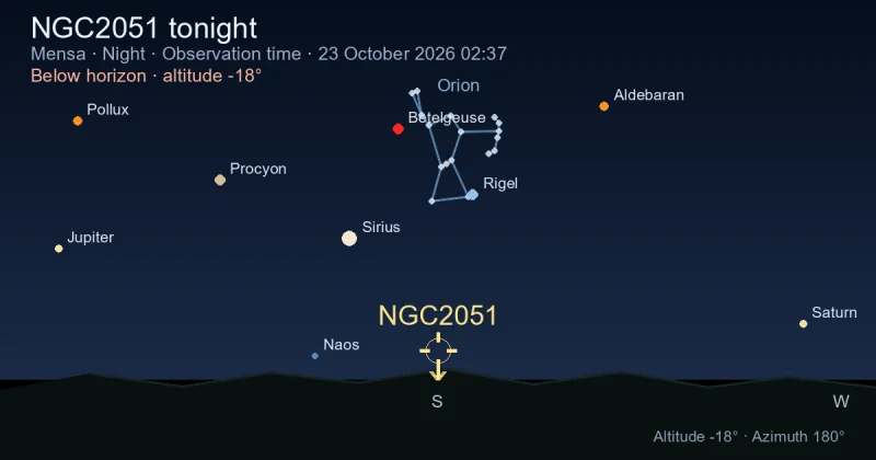 NGC2051 tonight