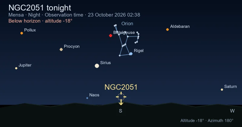 NGC2051 tonight