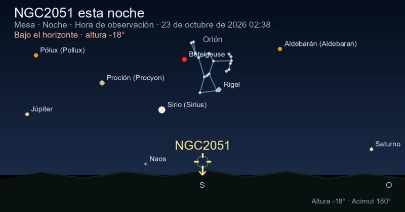 NGC2051 esta noche