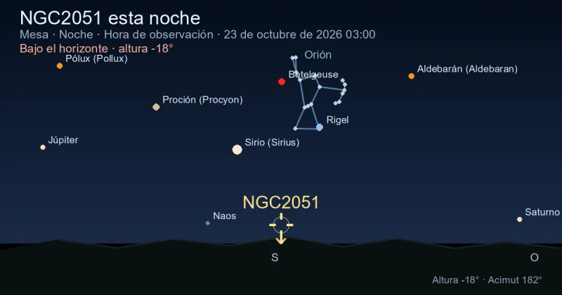 NGC2051 esta noche