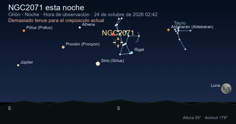 NGC2071 esta noche