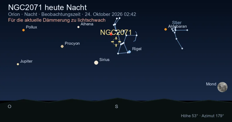 NGC2071 heute Nacht