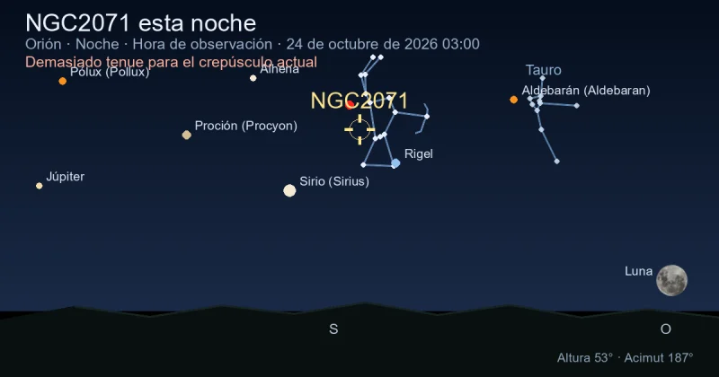 NGC2071 esta noche