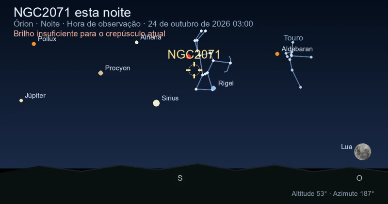 NGC2071 esta noite