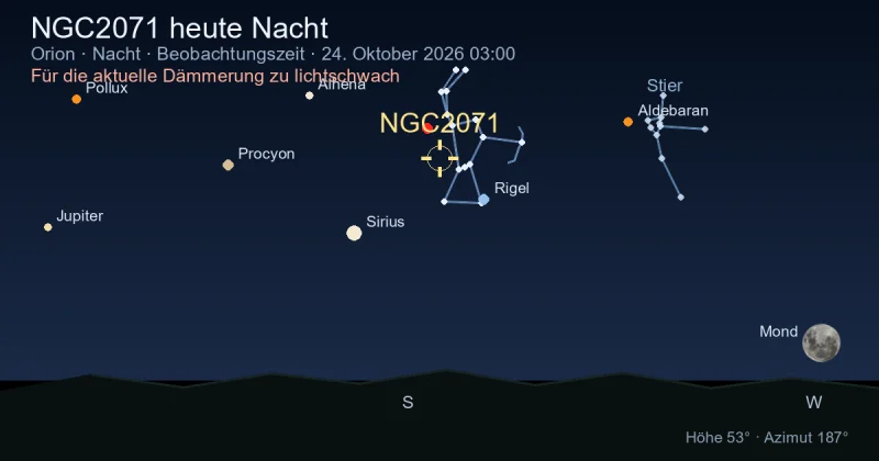 NGC2071 heute Nacht