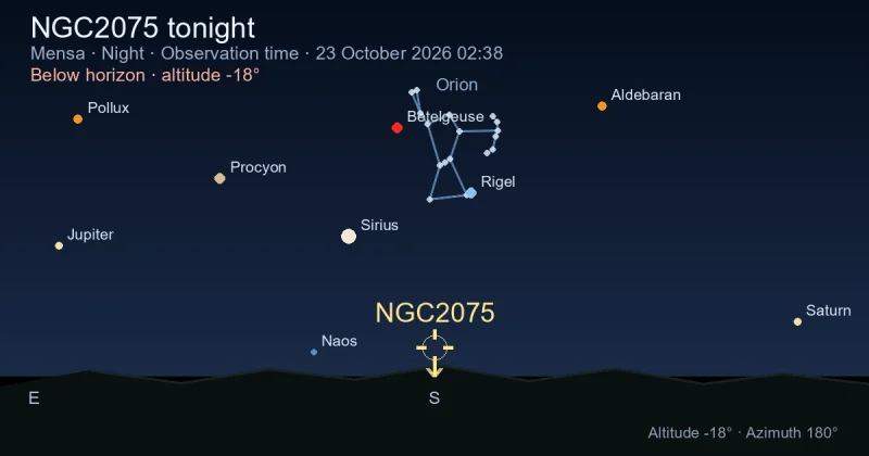 NGC2075 tonight