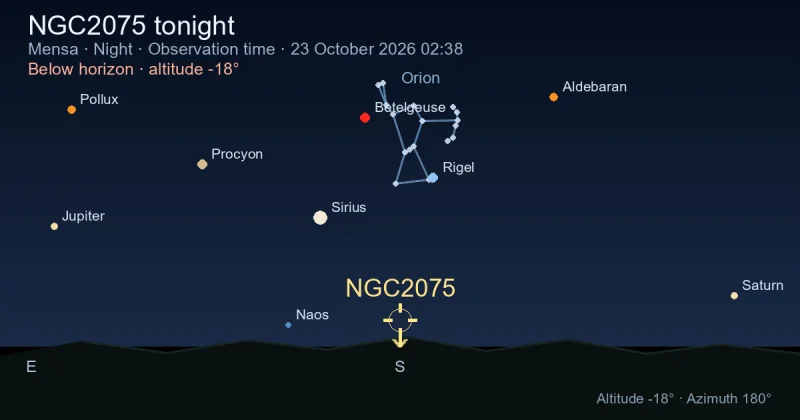 NGC2075 tonight